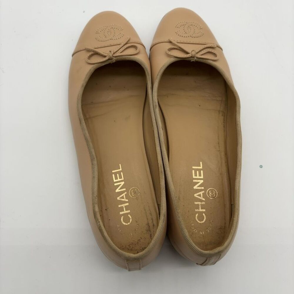 CHANEL Ballet Flats with Bow - Picture 4 of 7